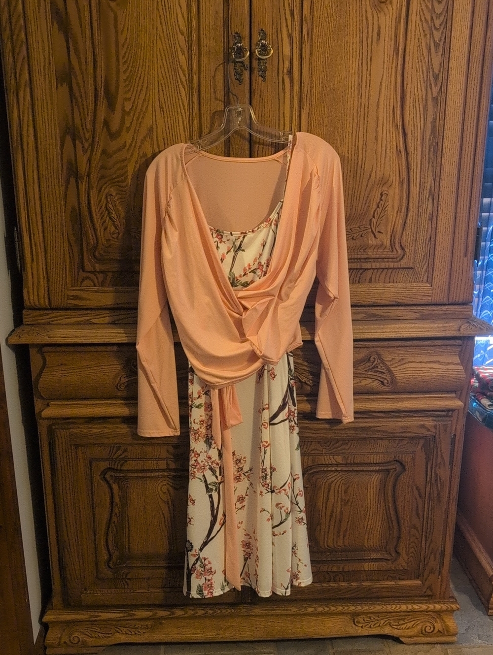 Peach Polyester XL Top with Soft Finish
